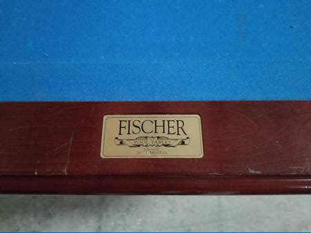 fischer pool table serial number