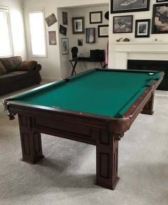 Custom 9' Pool Table