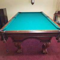 8 Foot Pool Table With Slate Top